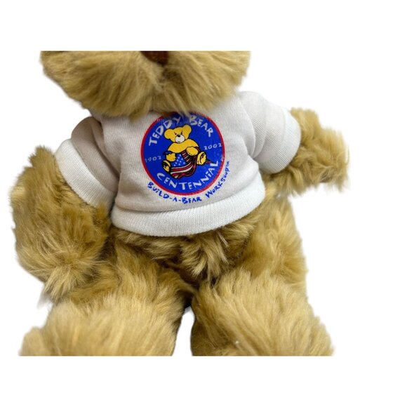 Vintage Build A Bear 6" Centennial Bear Limited Edition 2002 With T-Shirt - Picture 3 of 10